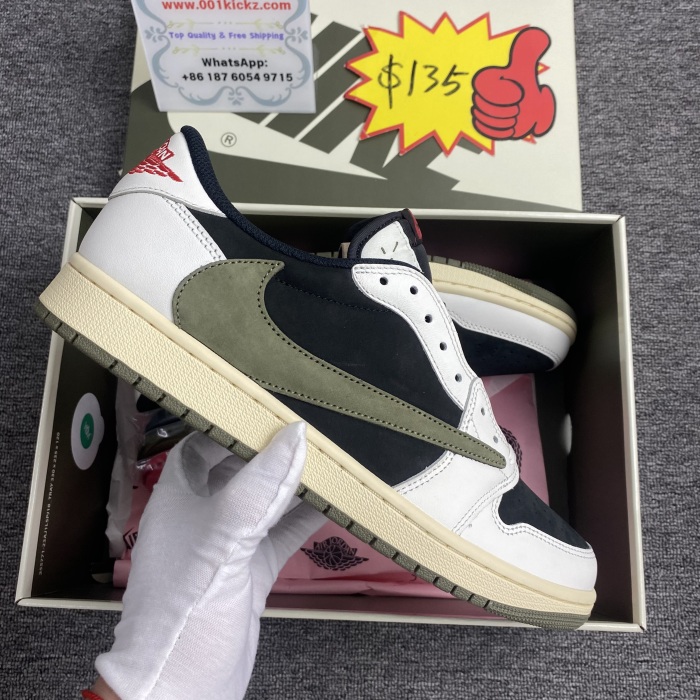 T*ravis S*cott x Air Jordan 1 Low OG DZ4137-106