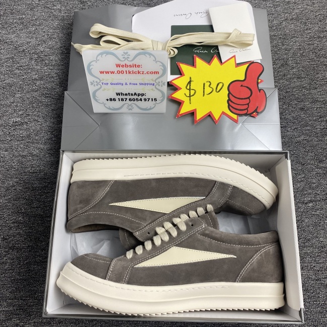 Men Women R*ick O*wens Top Sneaker