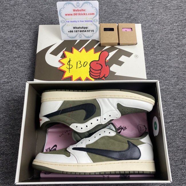 T*ravis S*cott x Air Jordan 1 Low  DM7866-200