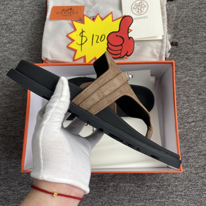 Men Women H*ermes Top Sandals