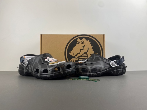 Men Women B*ape x Crocs Classic Clog
