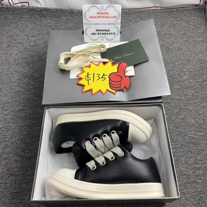 Men Women R*ick O*wens Top Sneaker