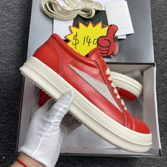 Men Women R*ick O*wens Top Sneakers