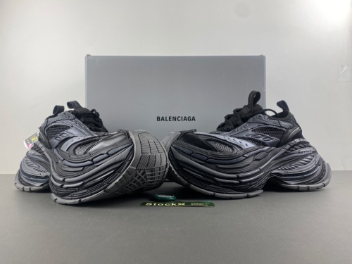 Men Women B*alenciaga 17 Platform Reduced Dark Gray