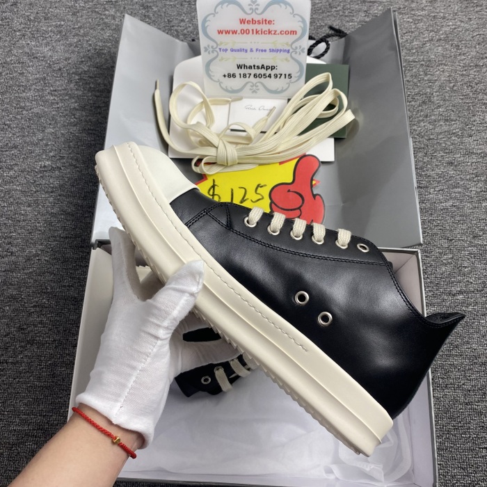 Men Women R*ick O*wens Top Sneaker