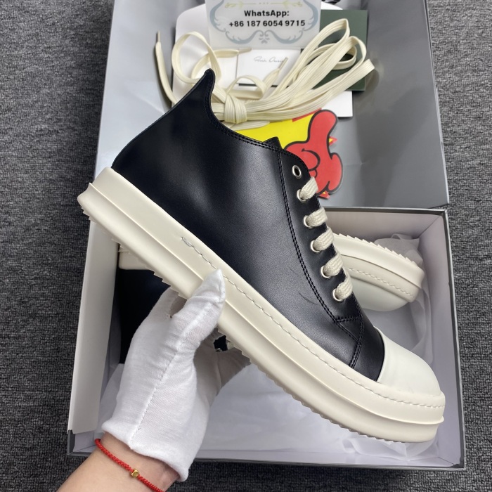Men Women R*ick O*wens Top Sneaker