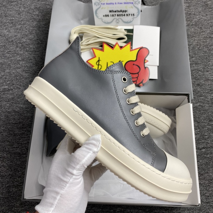 Men Women R*ick O*wens Top Sneaker