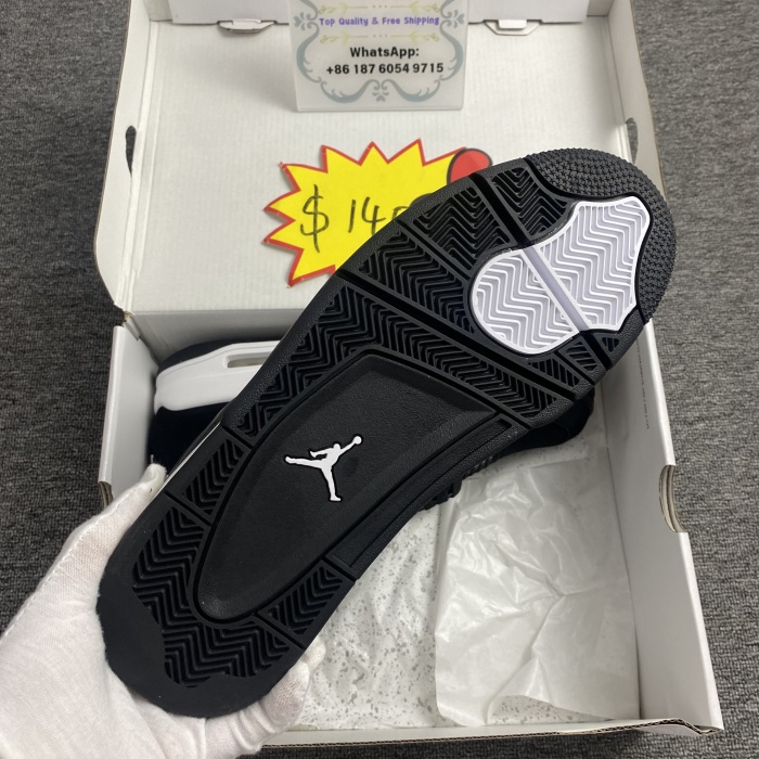 A*IR J*ORDAN 4 RETRO 'WHITE THUNDER'  FQ8138 001