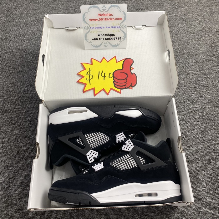 A*IR J*ORDAN 4 RETRO 'WHITE THUNDER'  FQ8138 001