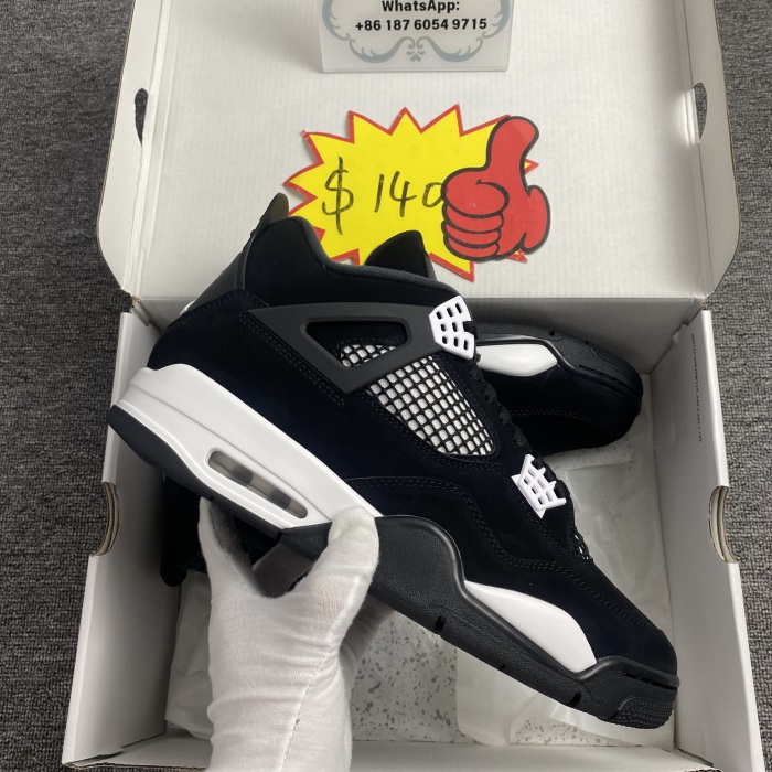 A*IR J*ORDAN 4 RETRO 'WHITE THUNDER'  FQ8138 001