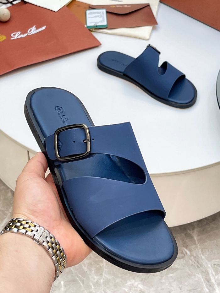 Men L*oro P*iana Top Slippers