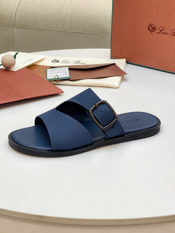Men L*oro P*iana Top Slippers
