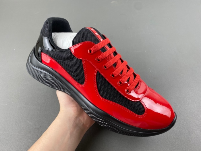 Men Women P*rada Top Sneakers