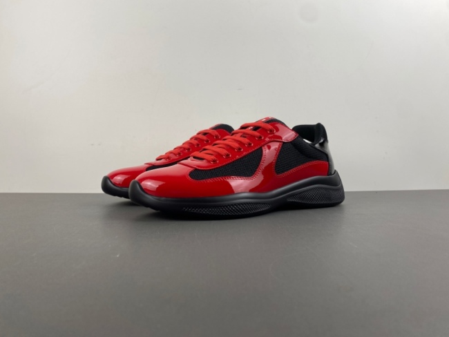 Men Women P*rada Top Sneakers