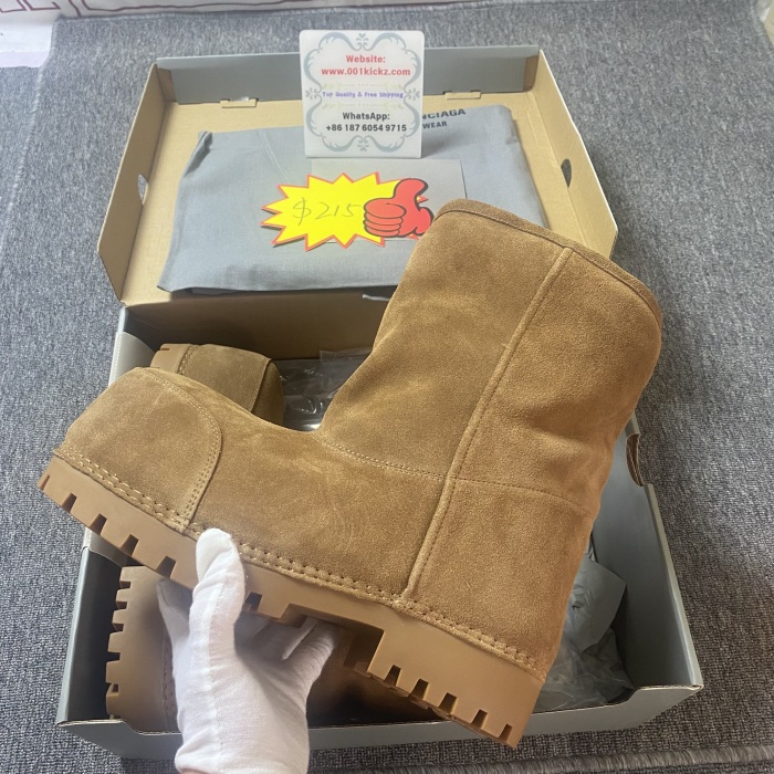Men Women B*alenciaga Top Boots