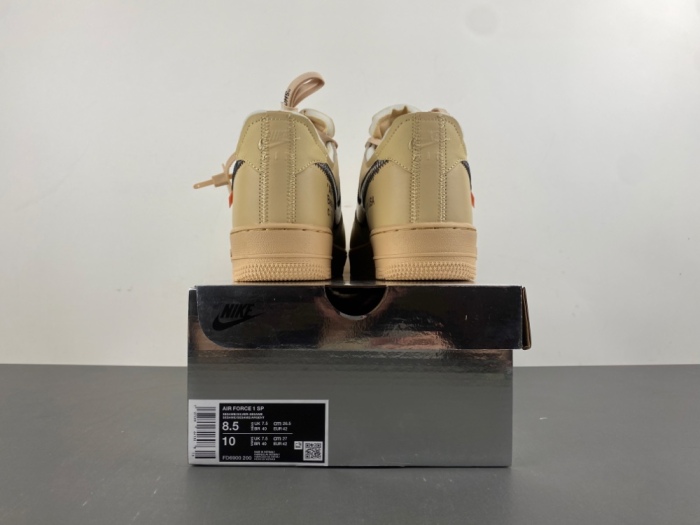 O*ff-W*hite x N*ike A*ir F*orce 1 Low “Sesame”  FD6900-200