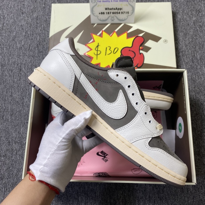 T*ravis S*cott x Air Jordan 1 Low OG DM7866-162
