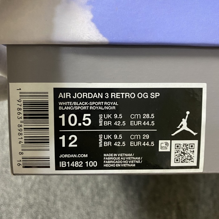 A*ir J*ordan 3 OG“Seoul 2.0” IB1482-100