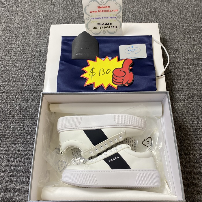 Men Women P*rada Top Sneakers