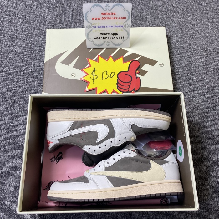 T*ravis S*cott x Air Jordan 1 Low OG DM7866-162