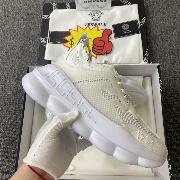 Men V*ersace Top Sneakers