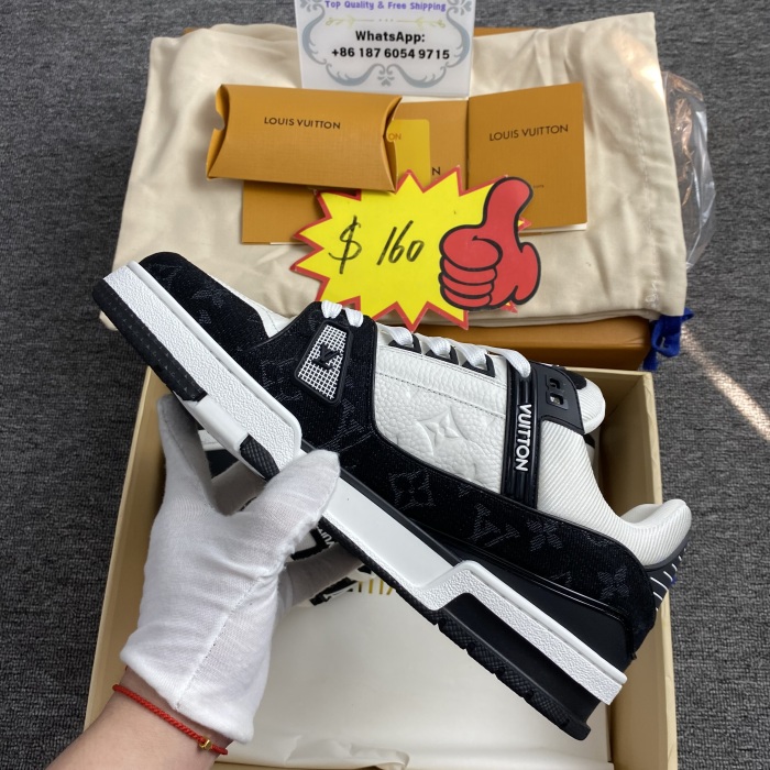 Men Women L*ouis V*uitton Top Sneakers
