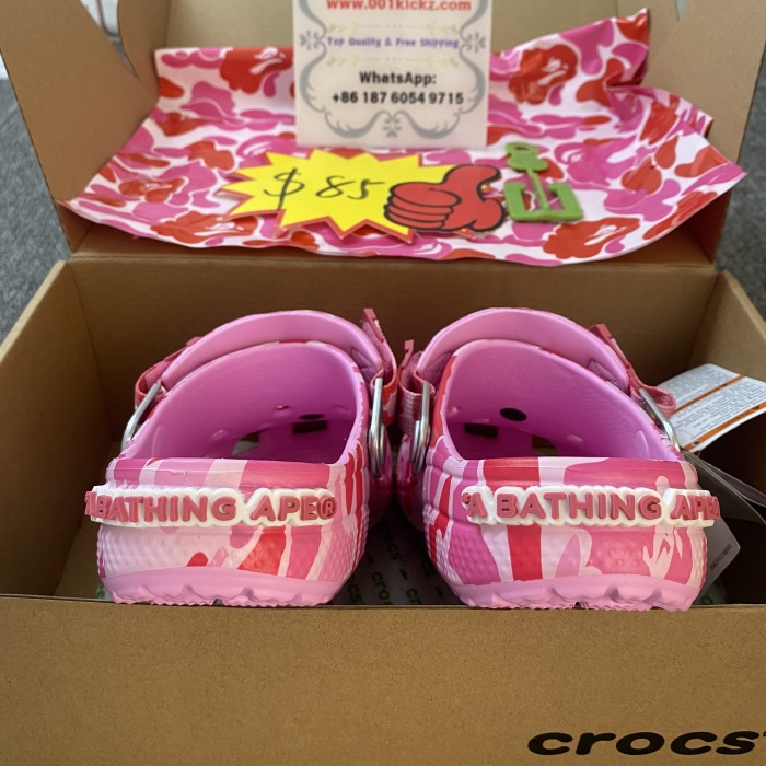 Men Women B*ape x Crocs Classic Clog
