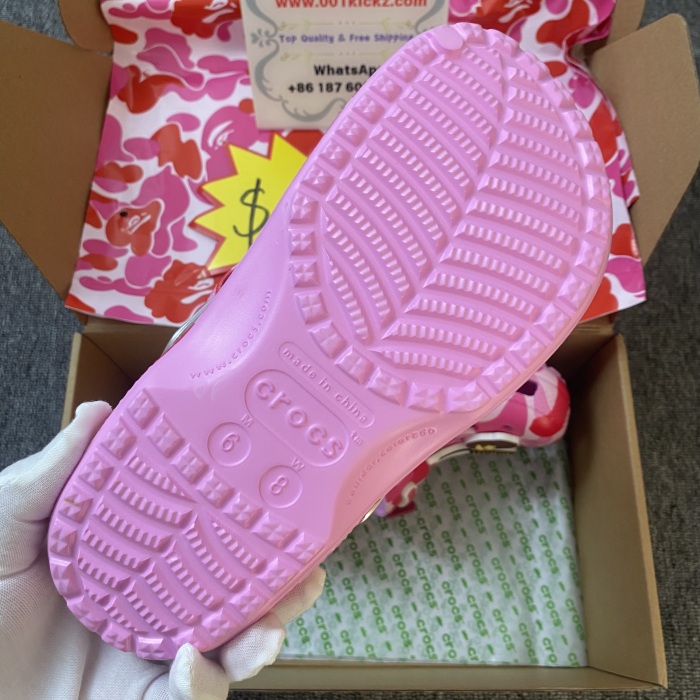 Men Women B*ape x Crocs Classic Clog