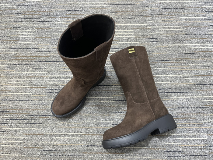 Women M*iu M*iul Top Boot