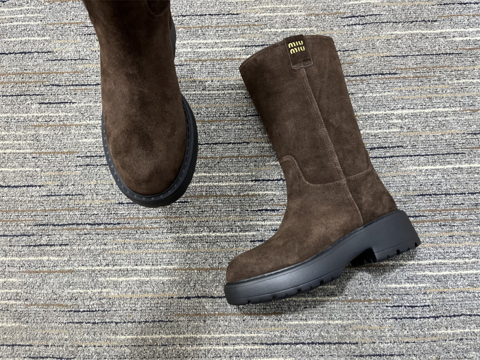 Women M*iu M*iul Top Boot