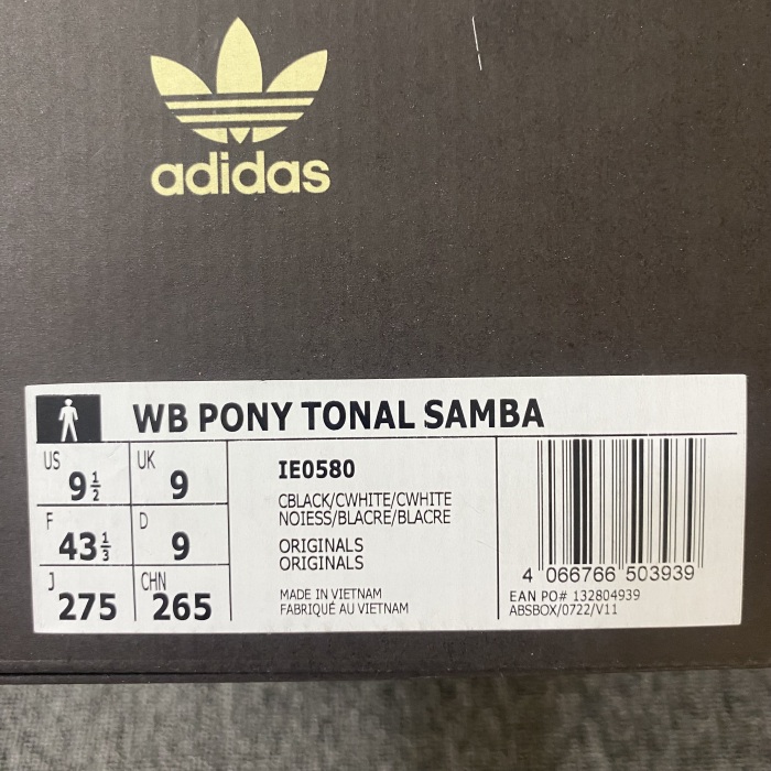 Men Women   W*ales B*onner x a*didas S*amba IE0580