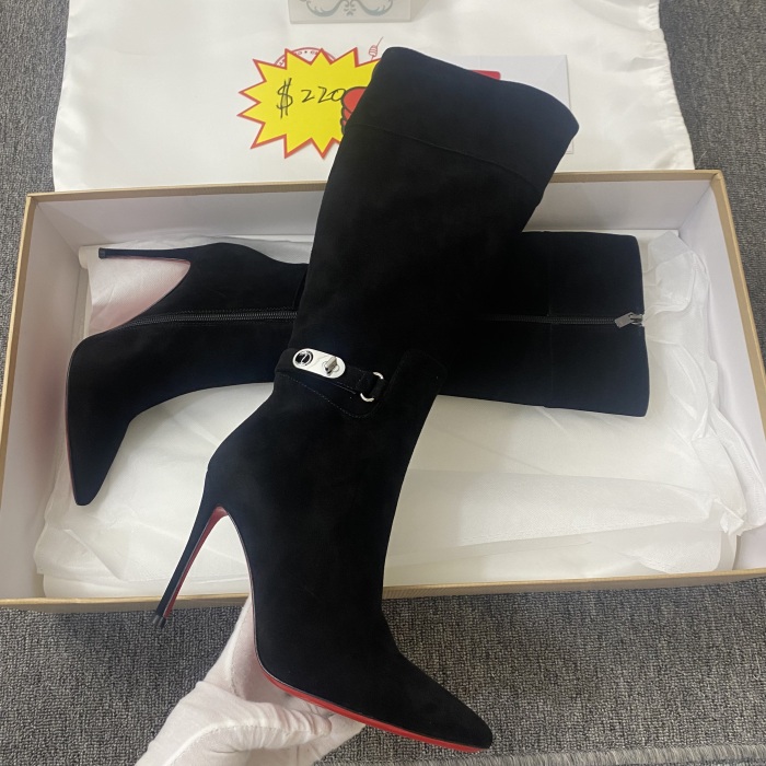 Women C*hristian L*ouboutin High Heels Boots