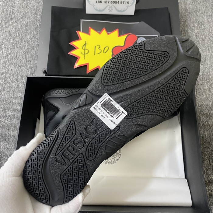 Men Women V*ersace Top Sneakers