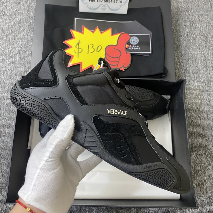 Men Women V*ersace Top Sneakers