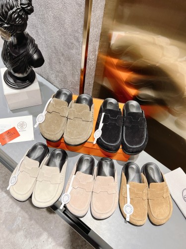 Men Women H*ermes Top Sandals