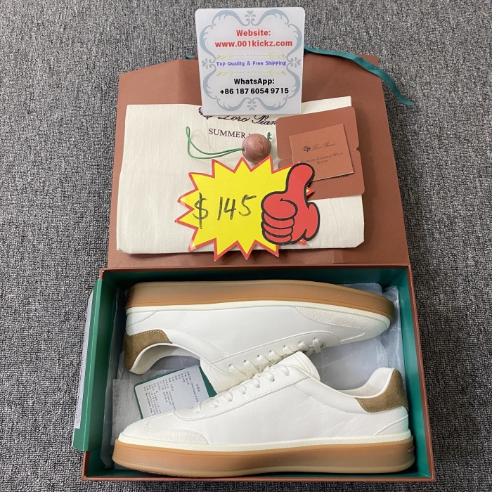Men L*oro P*iana Top Sneakers