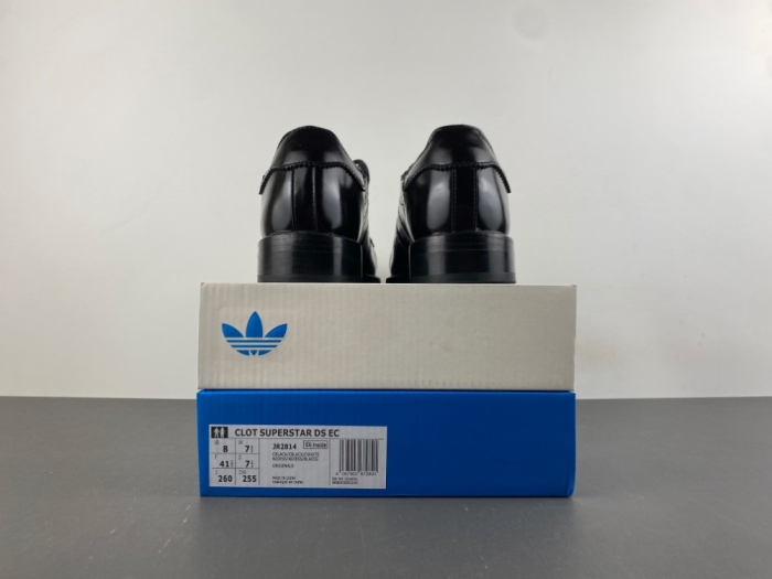 CLOT x a*didas Dress Superstar 'Black' JR2814