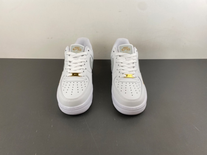 N*ike  A*ir Force 1 Low 'White Grey Gold'  CZ0270-106