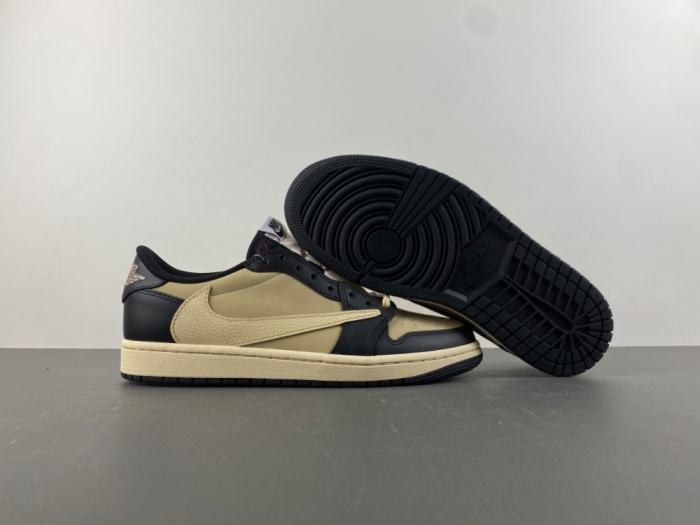 T*ravis S*cott x A*ir J*ordan 1 Retro Low OG SP 'Pale Vanilla、  DM7866-201