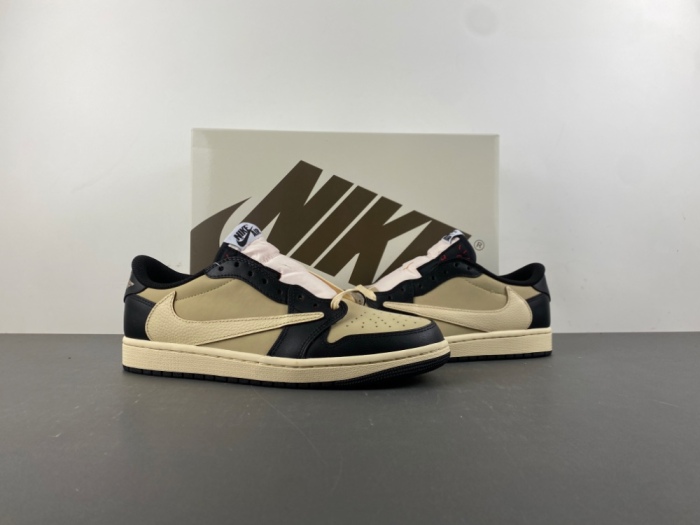 T*ravis S*cott x A*ir J*ordan 1 Retro Low OG SP 'Pale Vanilla、  DM7866-201