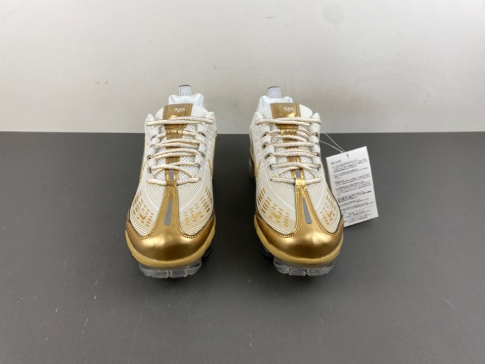 N*ike Air VaporMax 360 'White Metallic Gold'  CK9670-101