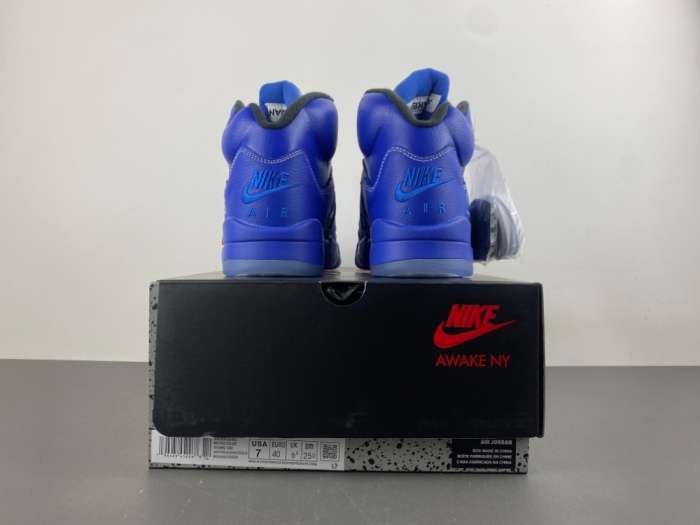 A*wake NY x J*ordan A*ir J*ordan 5 Racer Blue  DV4982-400