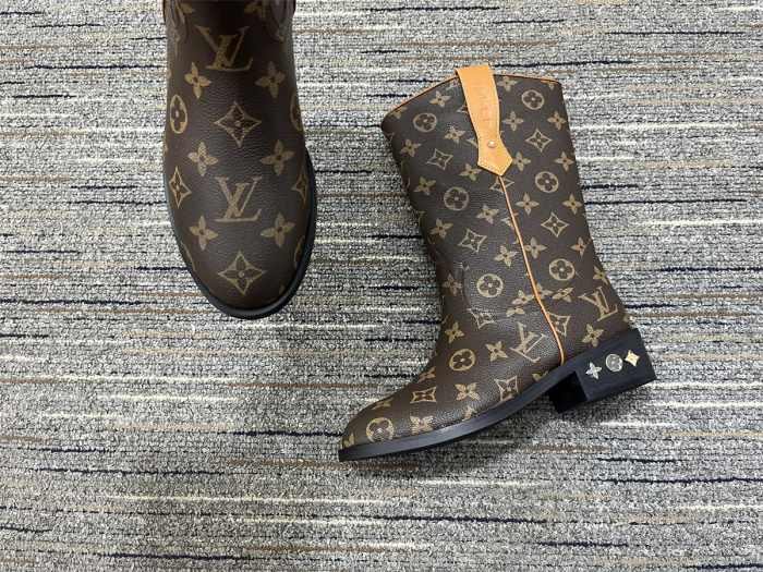 Women L*ouis V*uitton Top Boots