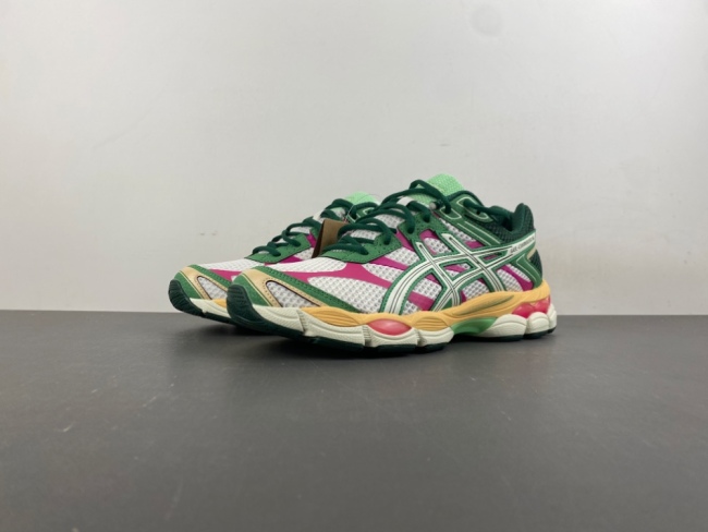Men Women  A*sics  Gel Cumulus 16 'Green Cream Ivory' 1203A763-100