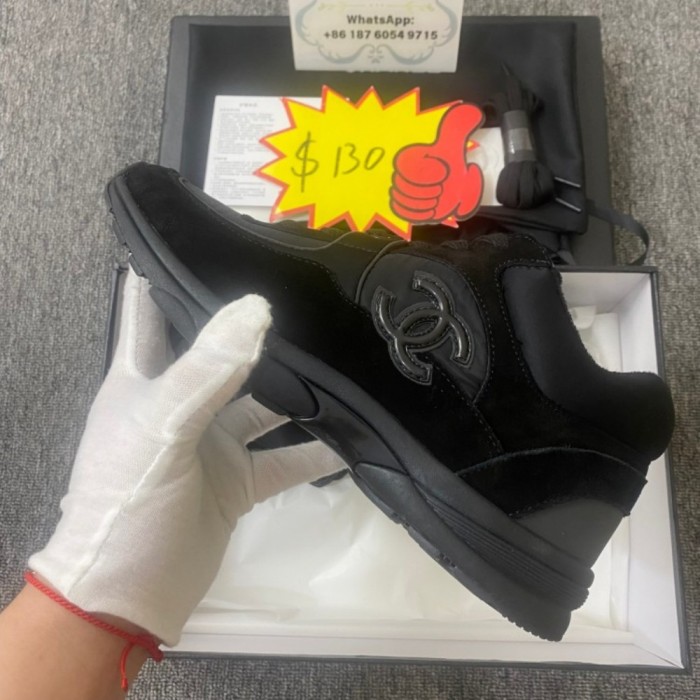 Men Women C*hanel Top Sneaker
