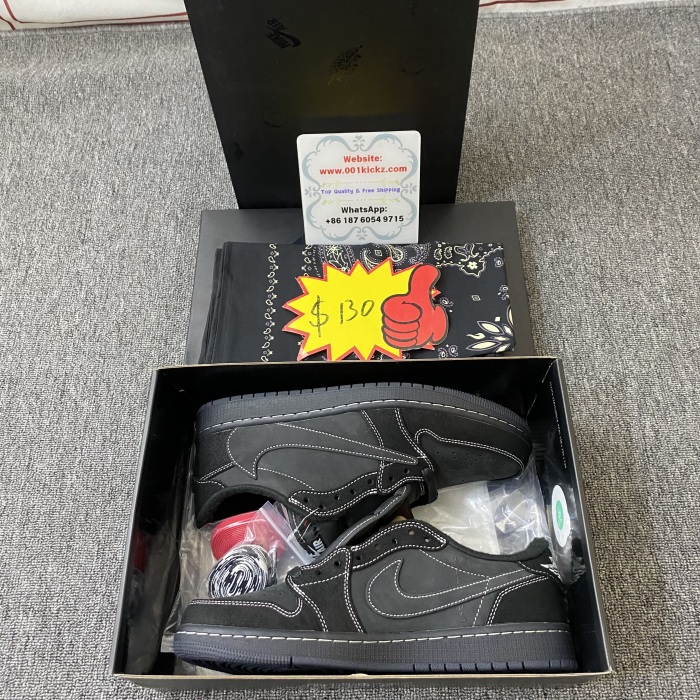 T*ravis S*cott x Air Jordan 1 Low OG DM7866-001