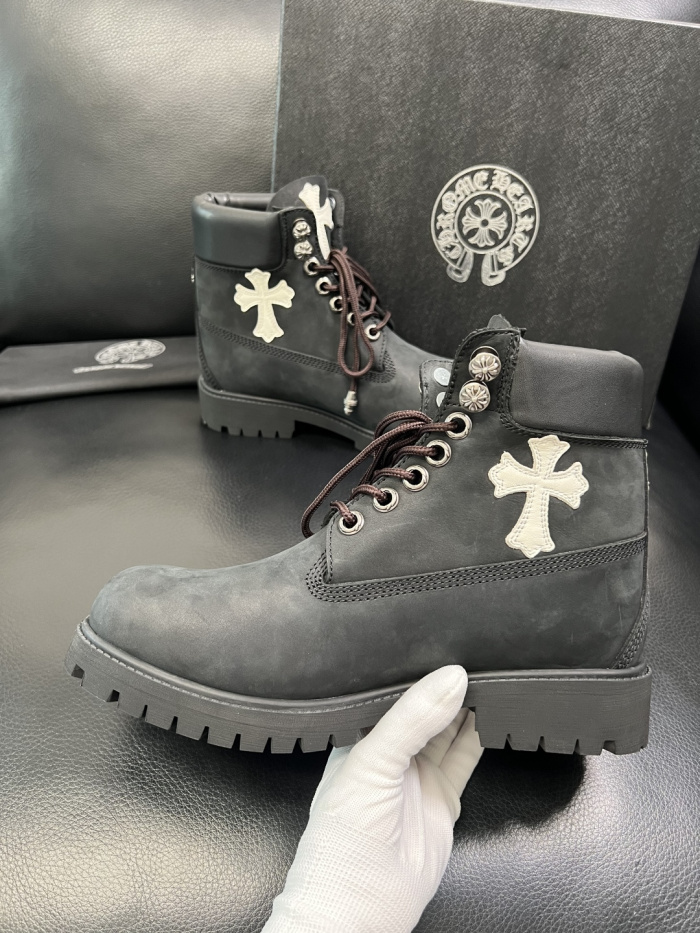 Men C*hrome H*earts Top Boots