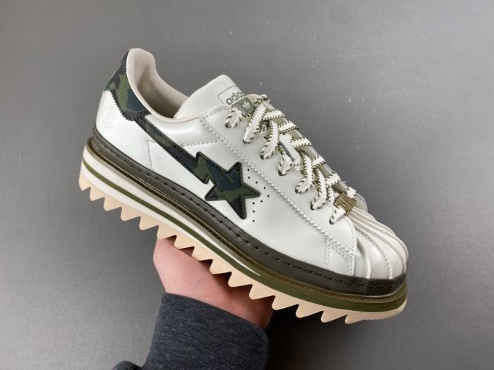 C*LOT x a*didas Originals Superstar By Edison Chen White  KJ1473