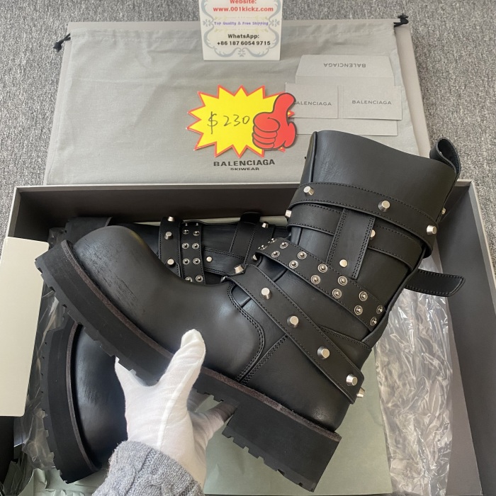Men Women B*alenciaga Top Boots