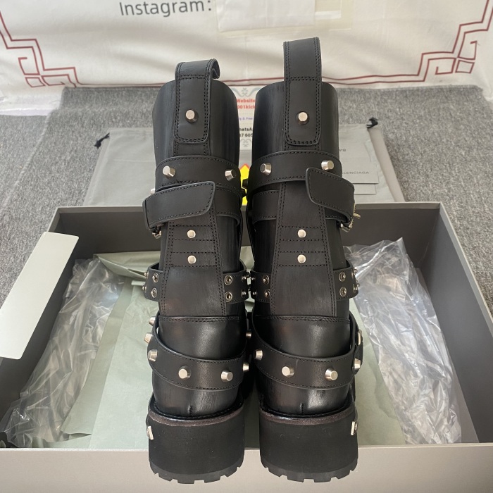 Men Women B*alenciaga Top Boots